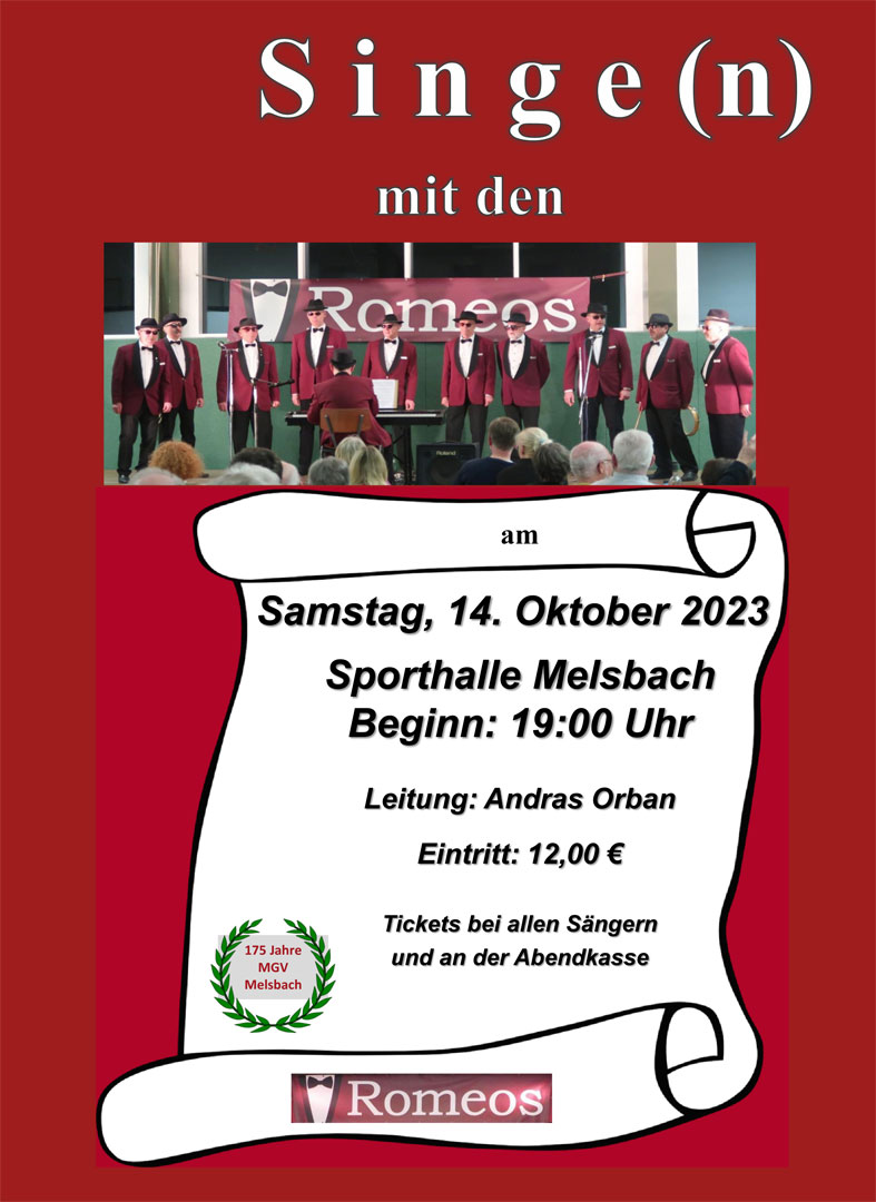 Plakat Konzert 14 10 2023