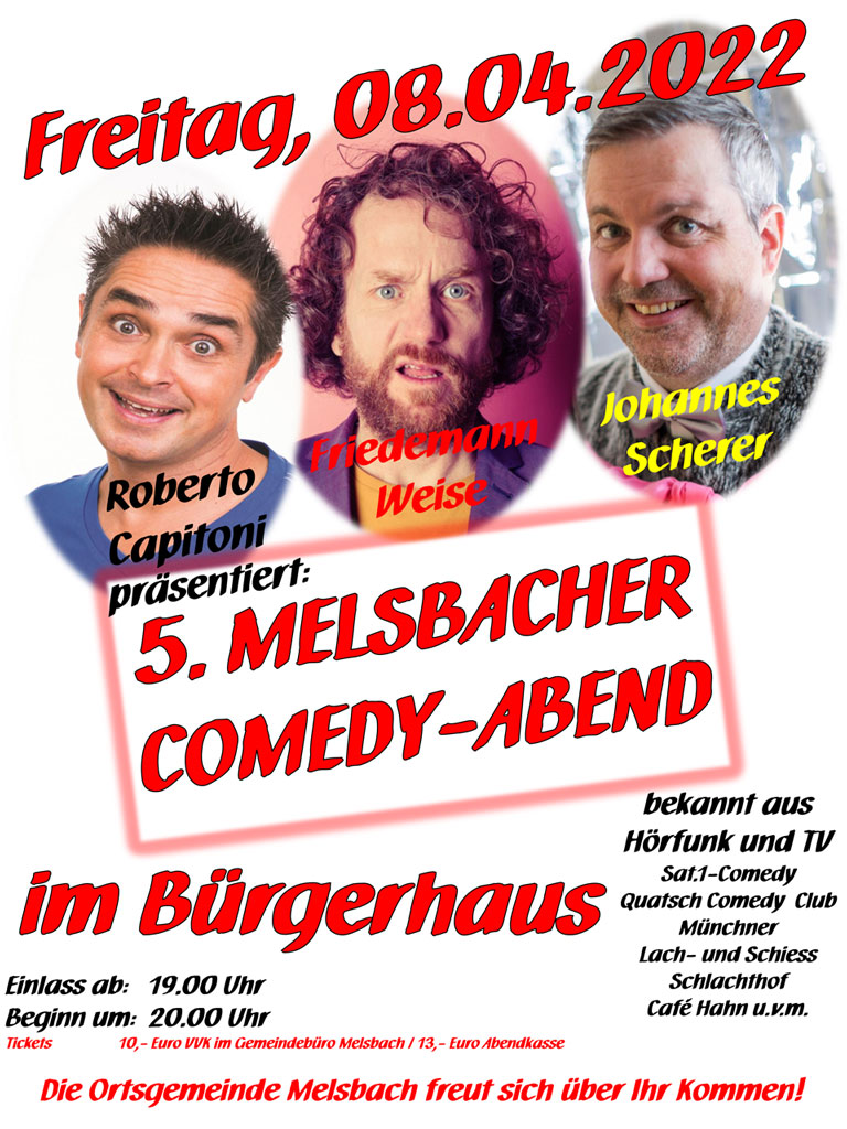 2022 04 08 Plakat Comedy Abend